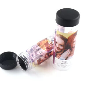 【360度フルカラー印刷可能】クリアボトル